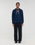 Sweatshirt mit Leder-Patch