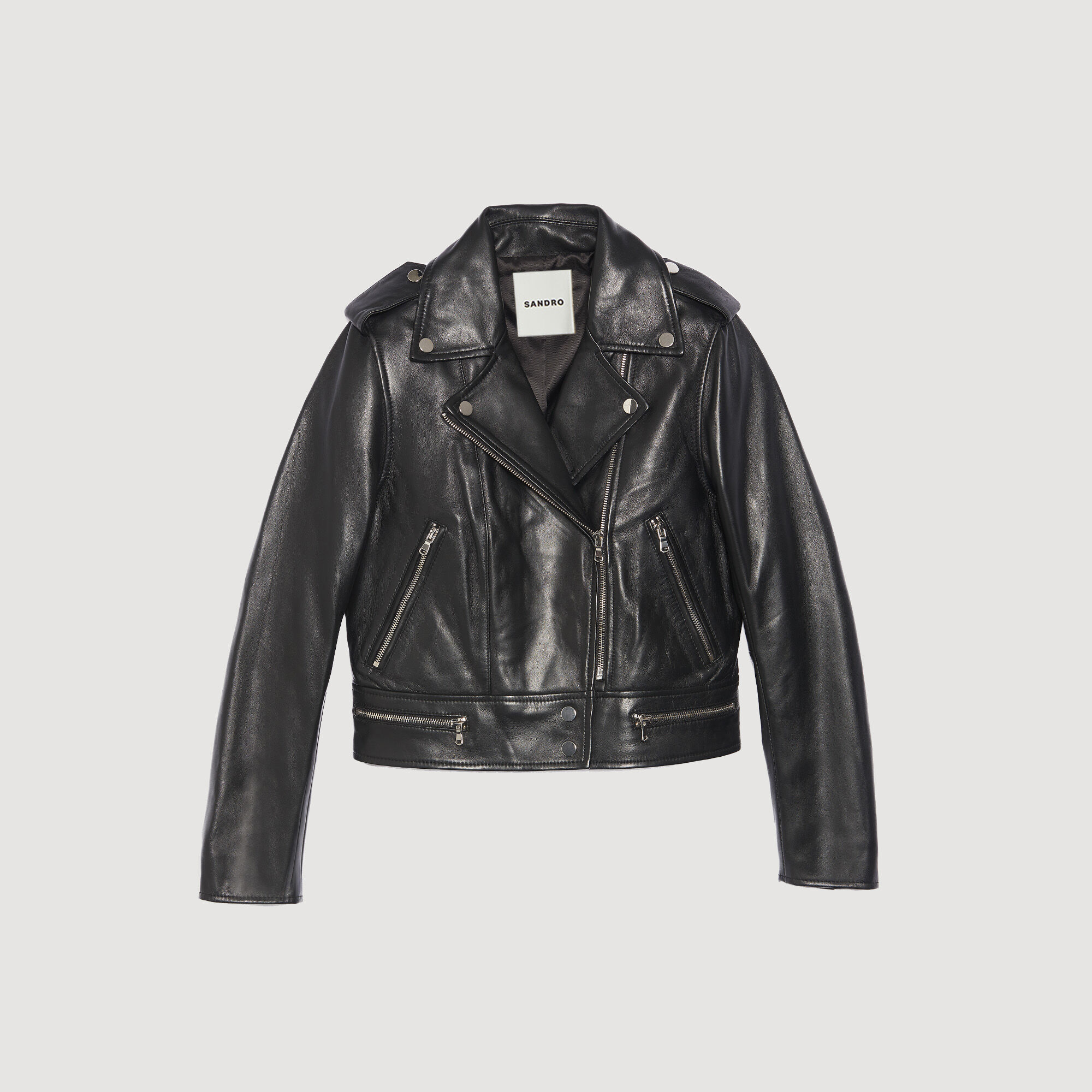 Blouson aus Leder SFPVE00256 Blousons Jacken Sandro Paris