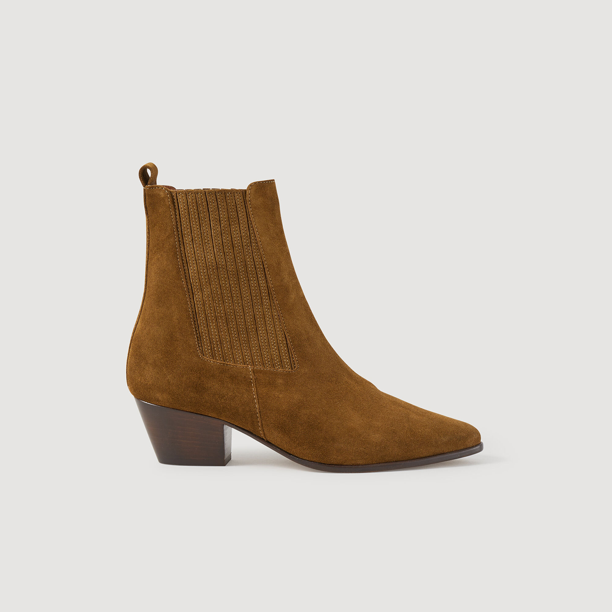 Für Sandro DamenSchwarzen Für DamenSchwarzen Sandro Stiefeletten Lederstiefeletten Stiefeletten Lederstiefeletten Sandro Y76gyIbvf