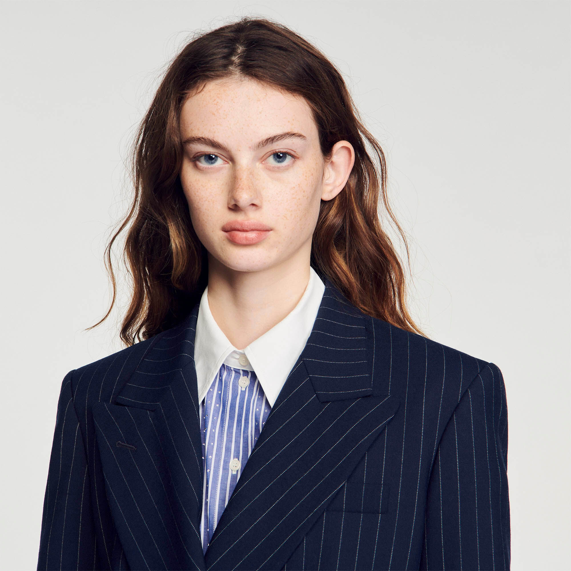 Blazer bleu marine femme outlet
