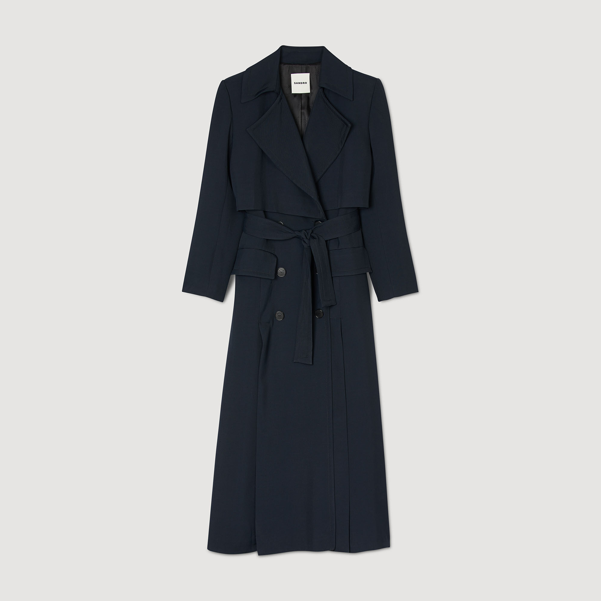 Trench coat femme on sale bleu marine
