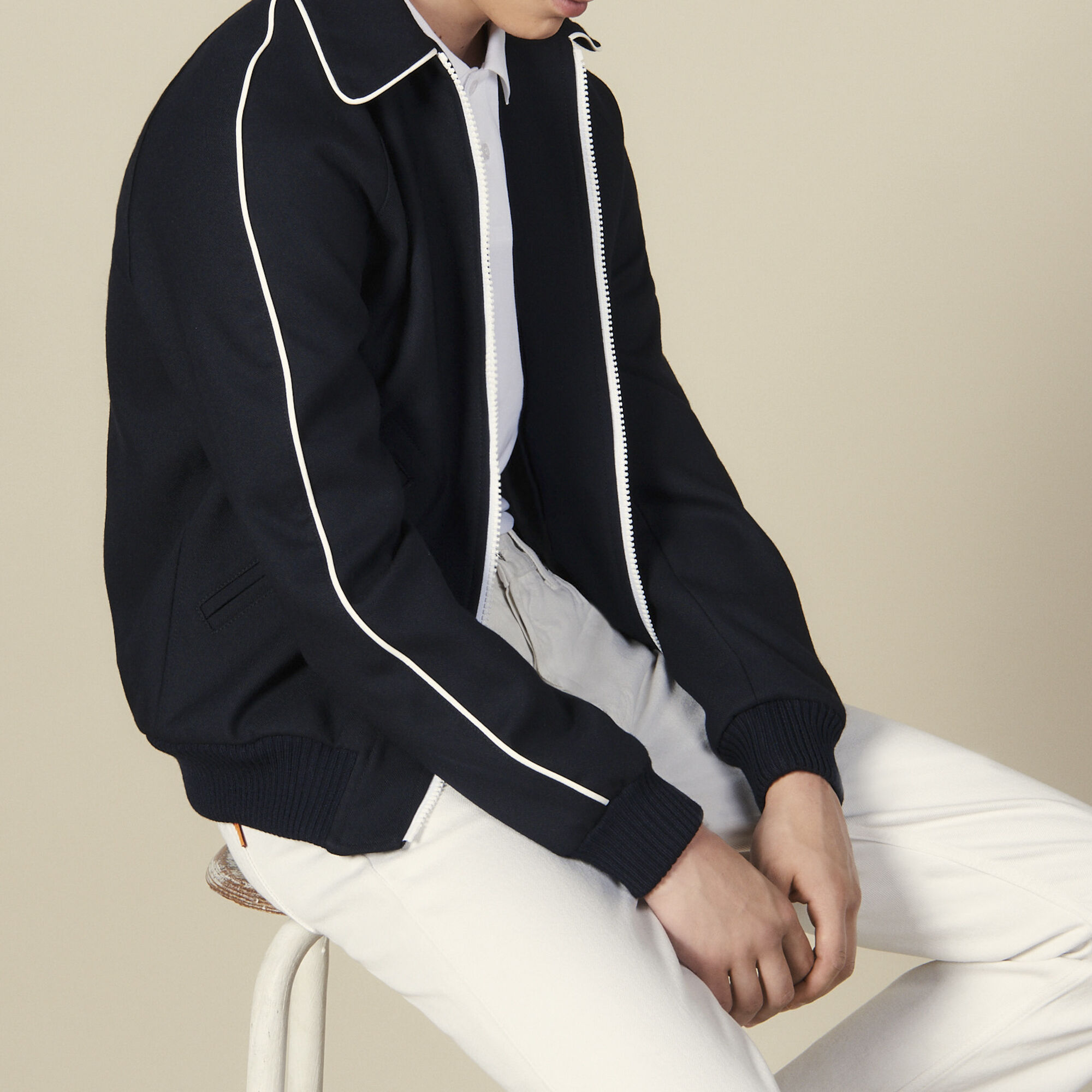 Sandro sale teddy jacket
